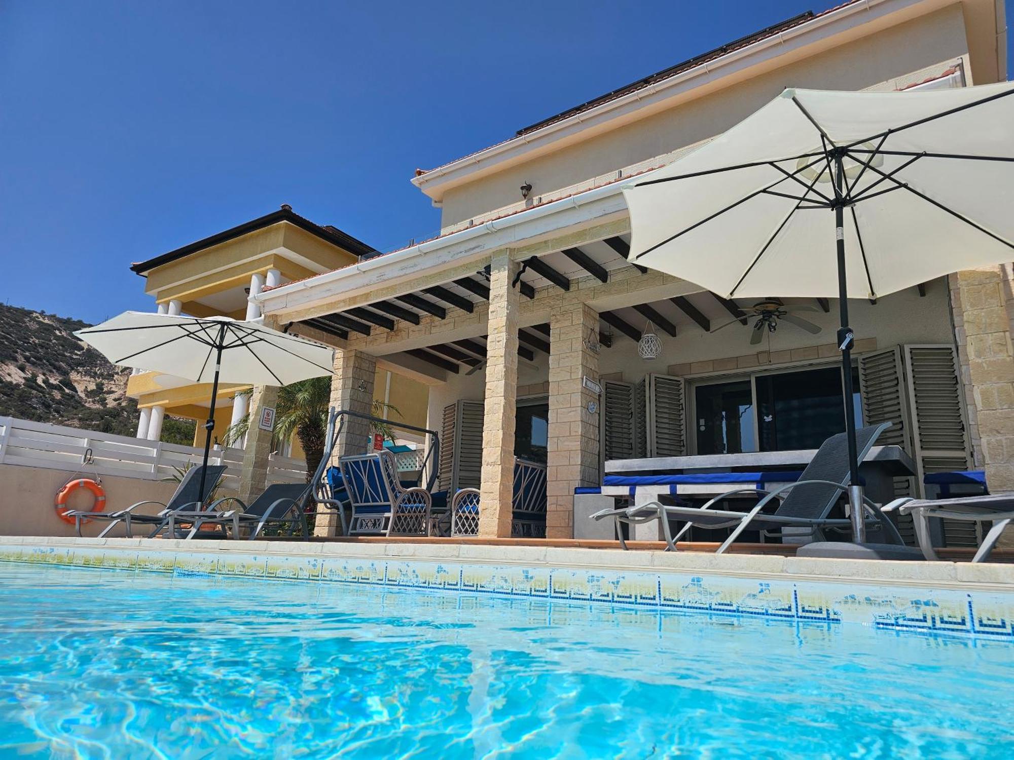Villa Ocean Breeze Pégeia Exteriör bild